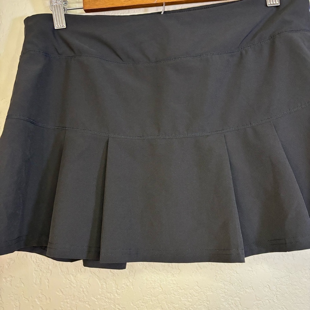 Etonic Black Pleated Athletic Tennis Skort Size M - Picture 3 of 9
